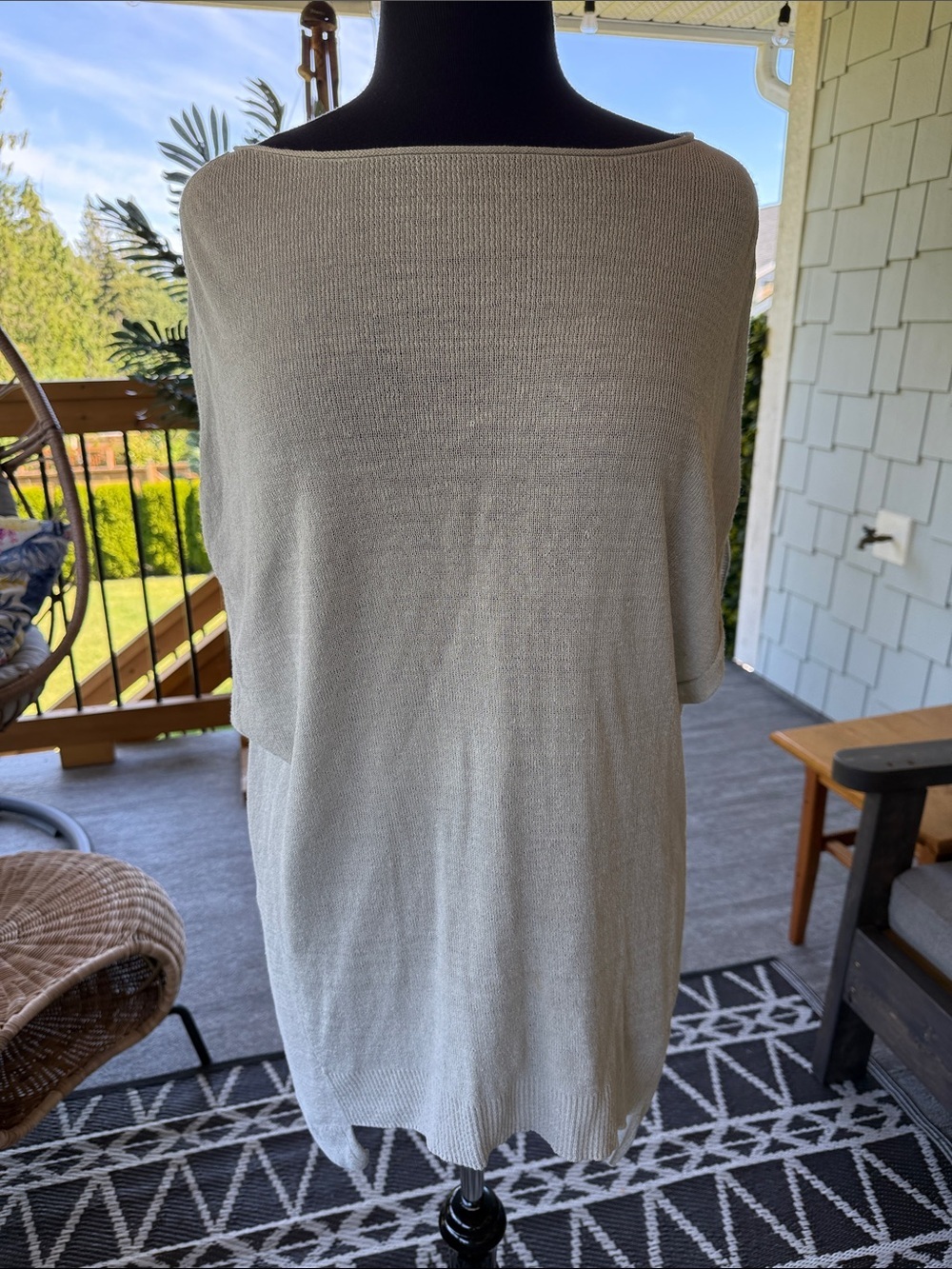 Eileen Fisher | Tan Knit Tunic